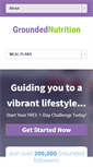 Mobile Screenshot of groundednutrition.com